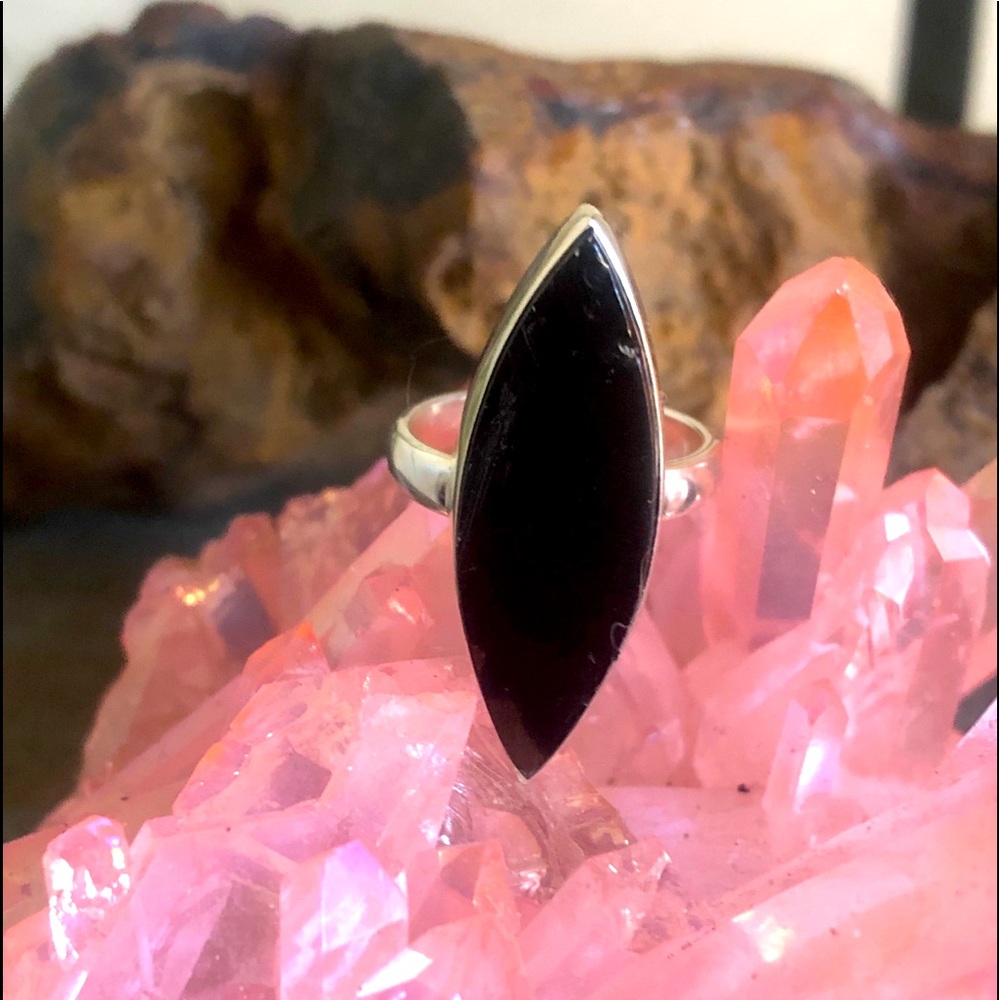 Rare Shugnite Stone Ring